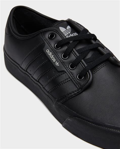 adidas black sneakers|Adidas all black shoes men.